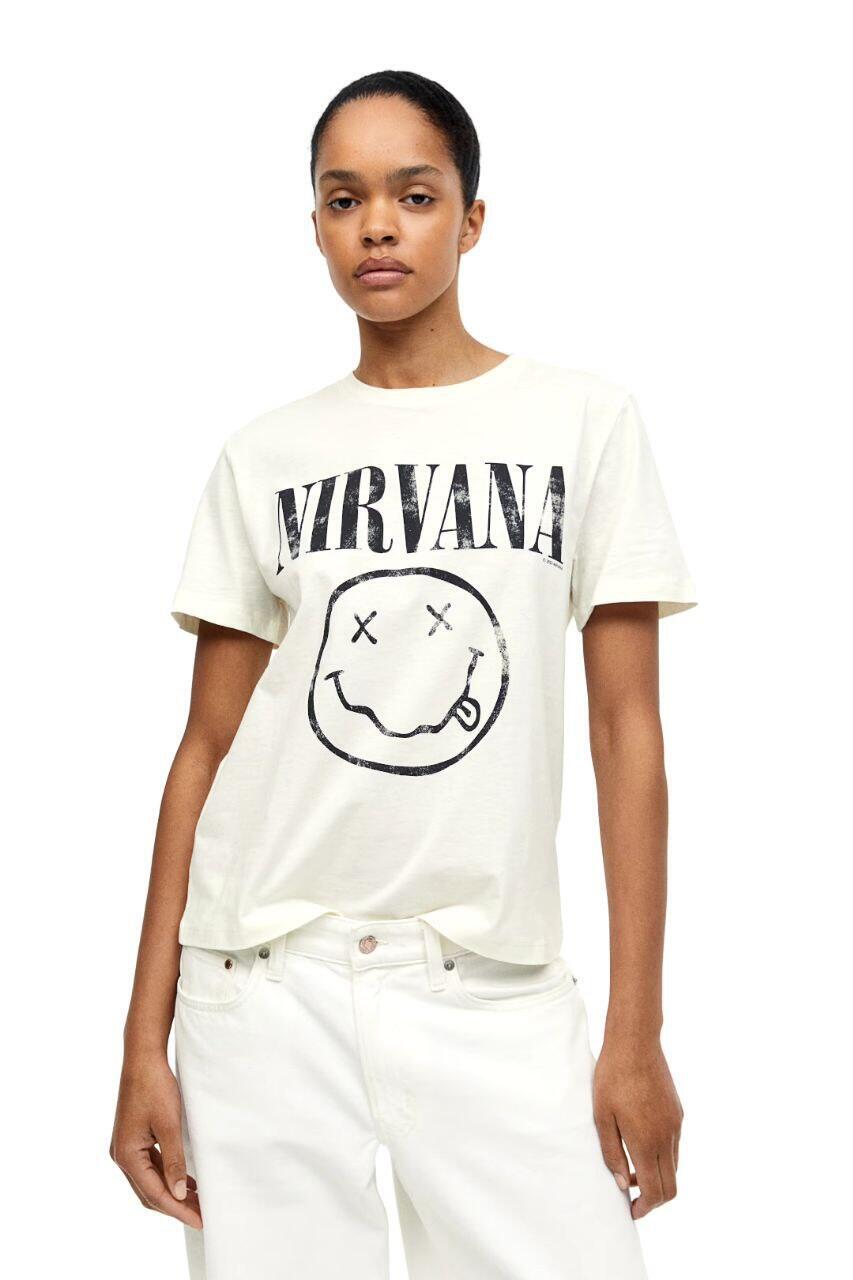 חולצת נירוונה של H&M מקולקציית קיץ 2023