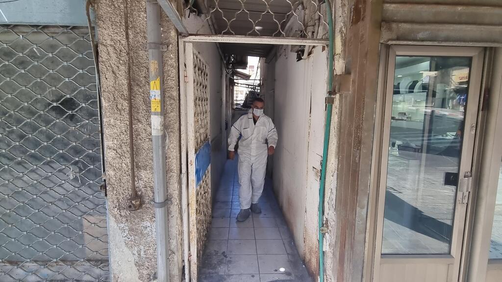 זירת מציאת הגופה בחיפה