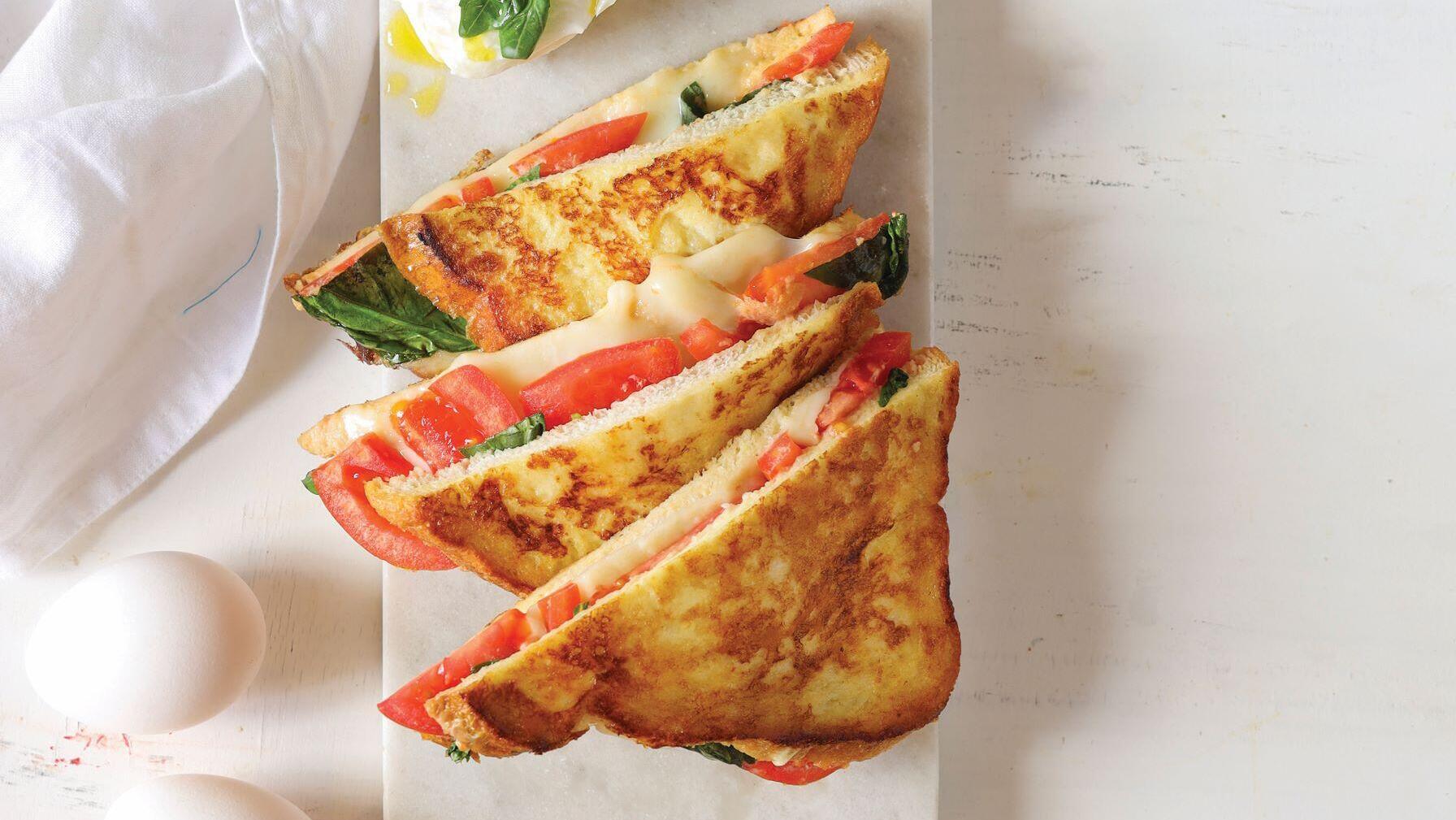 כריך פרנץ' טוסט קפרזה