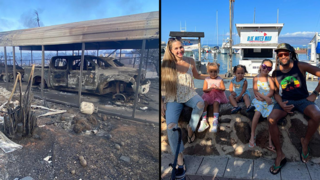 ביתם של משפחת בר גיל גורדון נשרף בשריפות בהוואי