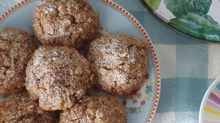 מתכונים עוגיות שיבולת שועל עם תפוח, קינמון והל