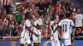 שחקני ריאל מדריד חוגגים