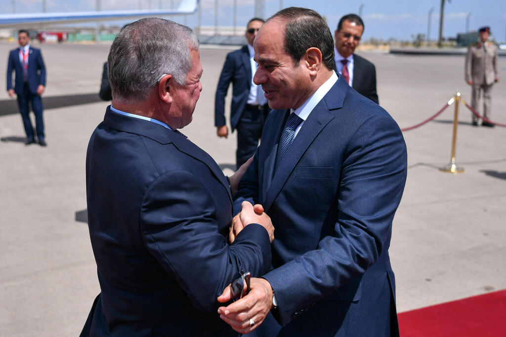מצרים פגישה בין אבו מאזן א סיסי ועבדאללה