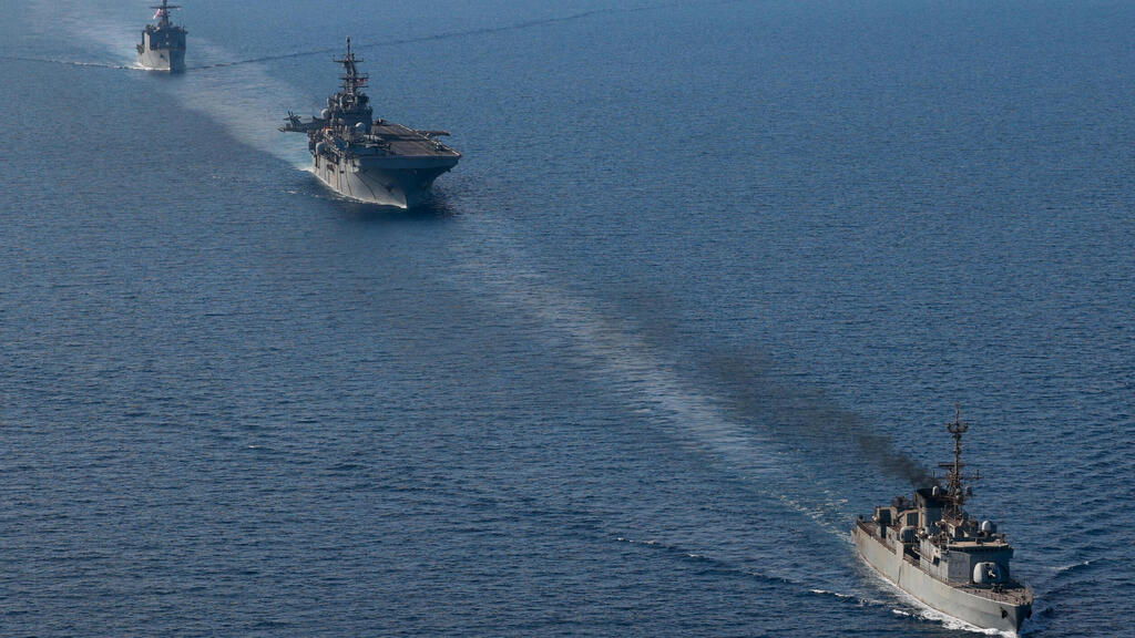 ארה"ב ספינות אוניות מלחמה של הצבא האמריקני הים האדום
