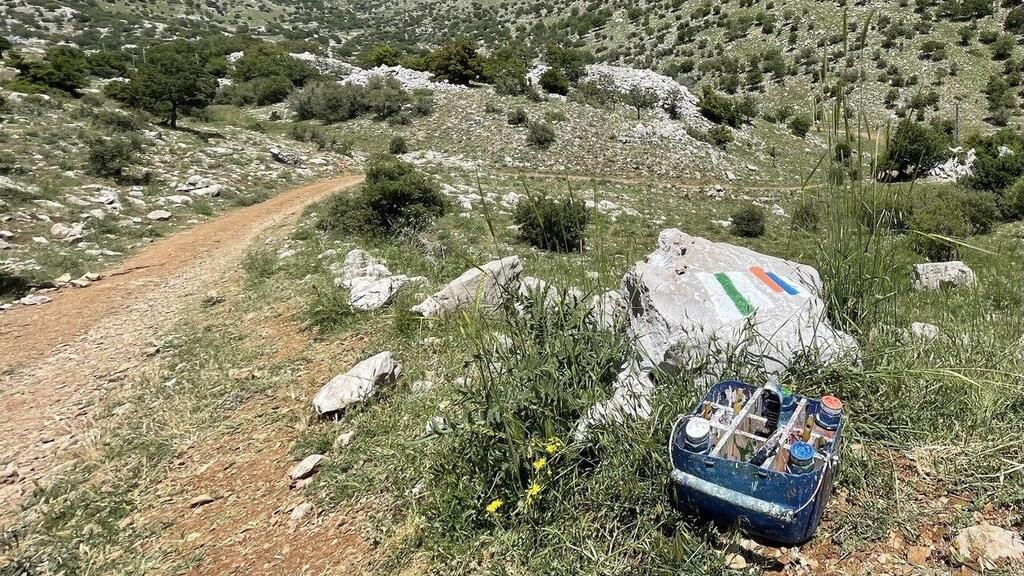 סימון "שביל ישראל" בחרמון