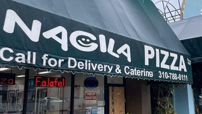  Nagila Pizza was one of five kosher restaurants on Pico Boulevard in Los Angeles that was robbed and vandalized over the weekend