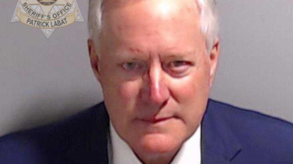 Former White House Chief of Staff Mark Meadows's mugshot 