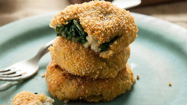 קובה תפוחי אדמה במילוי תרד 