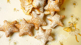 סופגניות מהירות בצורת כוכב