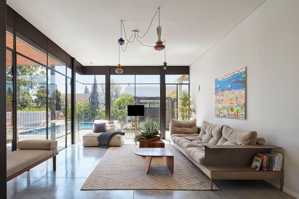הבית מזכוכית וברזל ברמת השרון, תכנון ועיצוב: אדריכל רוני פרידמן