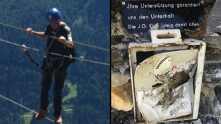 שווייץ גניבה קופסת תרומות טיפוס הרים שביל טיפוס דרגת קושי 5