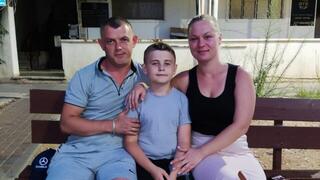 המשפחה האוקראינית שעוכבה בנתב"ג