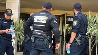 זירת הרצח בחדרה