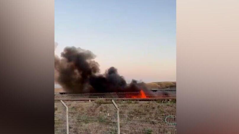 הצתה של חווה סולארית בקיבוץ נווה אור שלפי החשד בוצעה של ידי חשודים מדלית אל כרמל  במסגרת מעשי הסחיטה