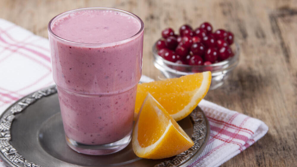 שייק תפוזים פירות יער