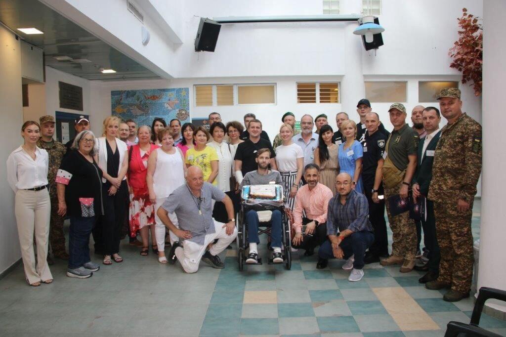 משלחת אוקראינית עוברת השתלמות בשיקום בישראל