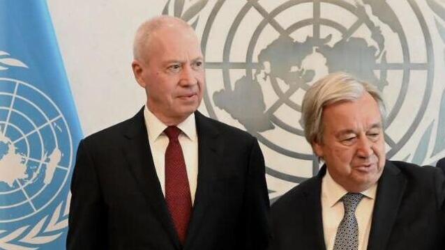 יואב גלנט נפגש עם מזכ"ל האו"ם אנטוניו גוטרש וגלעד ארדן