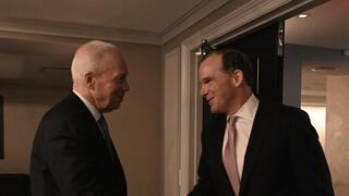 שר הביטחון יואב גלנט נפגש עם שליח הממשל האמריקני למזרח התיכון ברט מקגורק ועם עוזרת שר החוץ האמריקני ברברה ליף