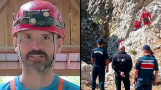 טורקיה מבצע חילוץ של מארק דיקי חוקר מערות מ מערה עומק 1,000 מטר 