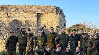חלק מהחיילים שפעלו לשיקום והנגשת מצודת הונין