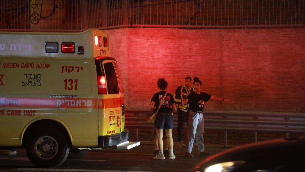 После инцидента на Аялоне (Фото: Дана Копель) לאחר הדריסה בנתיבי איילון