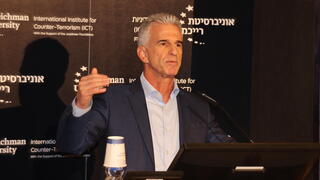 דוד דדי ברנע ראש המוסד בכנס השנתי של המכון למדיניות נגד טרור