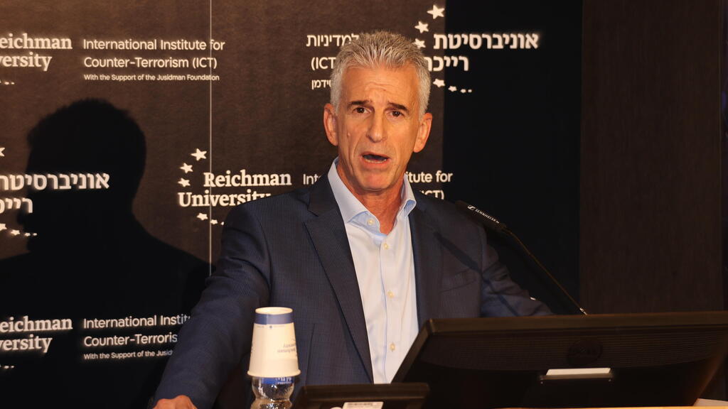 דוד דדי ברנע ראש המוסד בכנס השנתי של המכון למדיניות נגד טרור