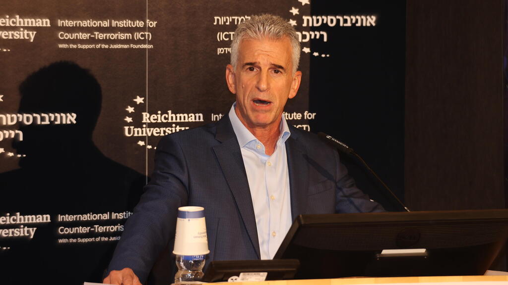 דוד דדי ברנע ראש המוסד בכנס השנתי של המכון למדיניות נגד טרור