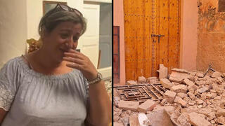 תיעוד: קריסת בית הכנסת אלעזמה ברובע היהודי במרקש בזמן רעידת האדמה