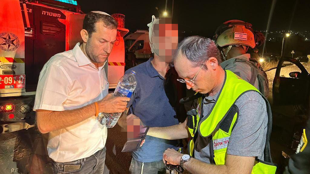 זירת החשד לפיגוע ירי בחווארה