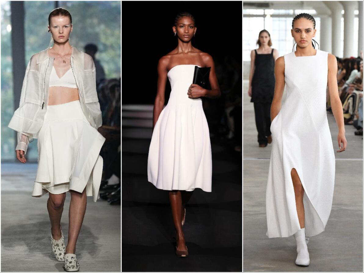 הטרנד הלבן בשבוע האופנה בניו יורק, ספטמבר 2023