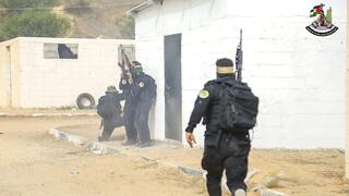 תרגיל צבאי של חמאס וגא"פ ברצועת עזה