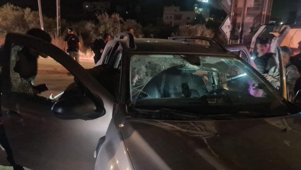 זירת החשד לפיגוע ירי בחווארה