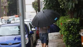 גשם בתל אביב