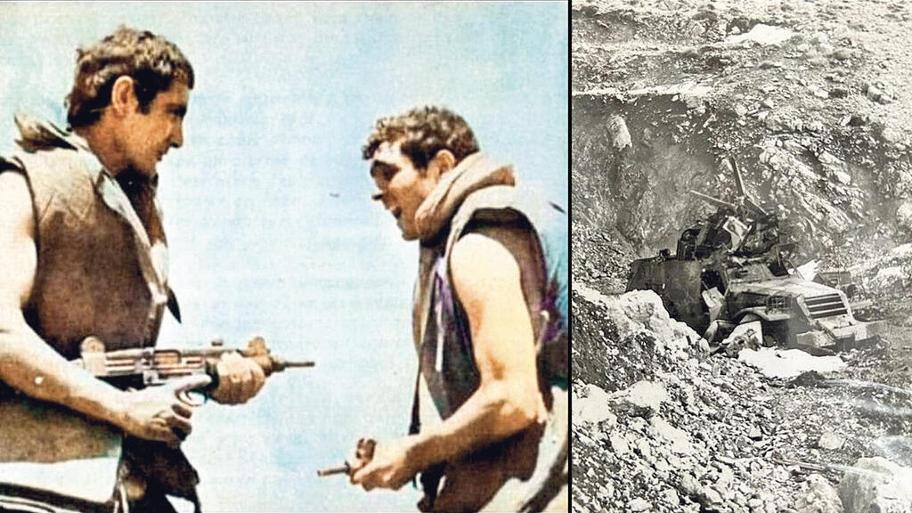 Shimon Fahima and Eli Biton, the bombed APC 