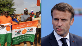 נשיא צרפת עמנואל מקרון וההפגנות בניז'ר בדרישה לסלק את חיילי צבא צרפת מהמדינה