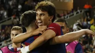 ז'ואאו פליקס חוגג עם גאבי