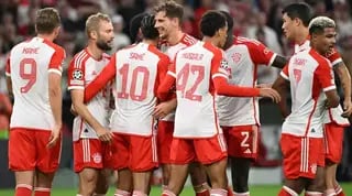 שחקני באיירן מינכן חוגגים