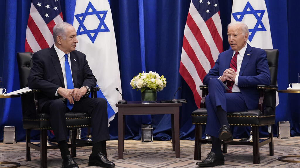 ראש הממשלה בנימין נתניהו פגישה עם נשיא ארה"ב ג'ו ביידן בניו יורק
