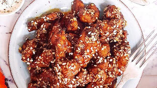 רצועות חזה עוף בטריאקי