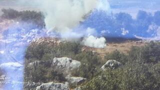 תיעוד: צה"ל משליך רימוני עשן אל עבר כוחות של  צבא לבנון בדרום עזה