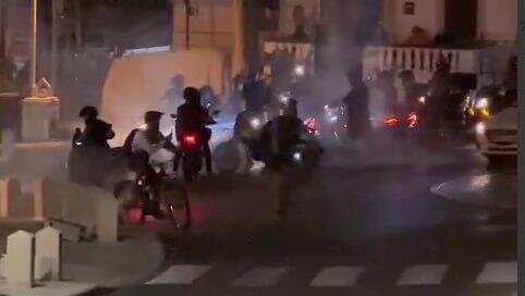 רוכבי אופנוע ערבים השתוללו וקיללו הולכי רגל במהלך יום כיפור בחיפה