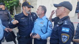 מפכ"ל המשטרה בזירה