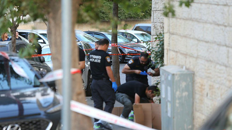 זירת האירוע בירושלים