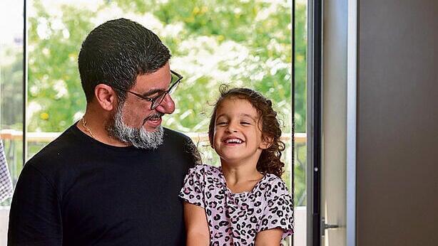 Chef Tomer Agay and his daughter Omer 