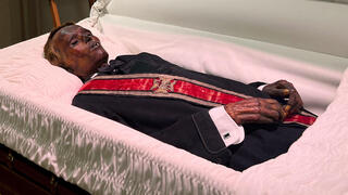 ווילי איש האבן גופה חנוטה של גבר שמת ב 1895 ארה"ב פנסילבניה