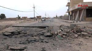 נזקי התקיפה ב סוריה דיר א זור