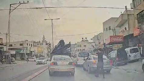 תיעוד הפיגוע: ירי אל עבר רכב בחווארה