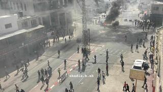 מהומות בחווארה בזמן הלוויית המחבל לביב דמידי