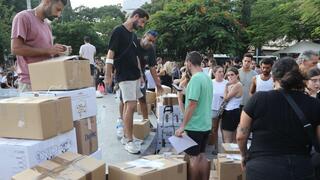 איסוף מזון וציוד לדרום